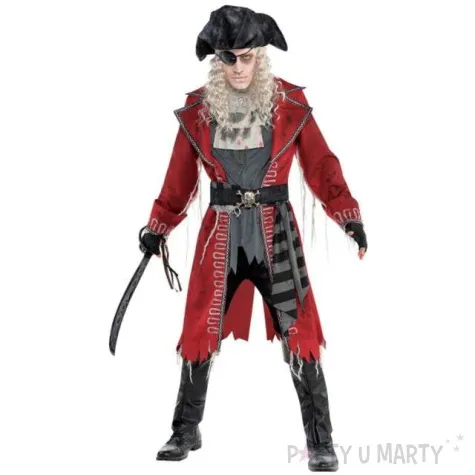 stroj dla doroslych kapitan piratow zombie amscan rozm m l