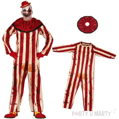 stroj dla doroslych klaun zabojca zakrwawiony kombinezon guirca rozm l