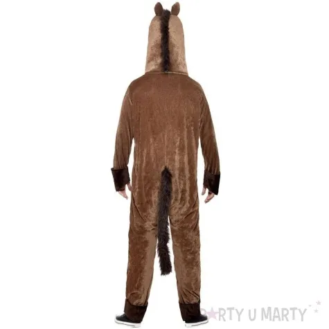 stroj dla doroslych kombinezon kon z glowa brazowy smiffys rozm uniw