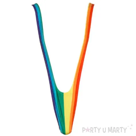 stroj dla doroslych kostium borata mankini teczowe ootb