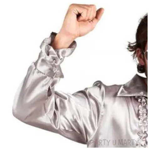 stroj dla doroslych koszula retro z zabotem srebrny boland rozm m