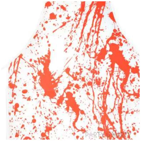 stroj dla doroslych krwawy fartuch rzeznik bialy arpex