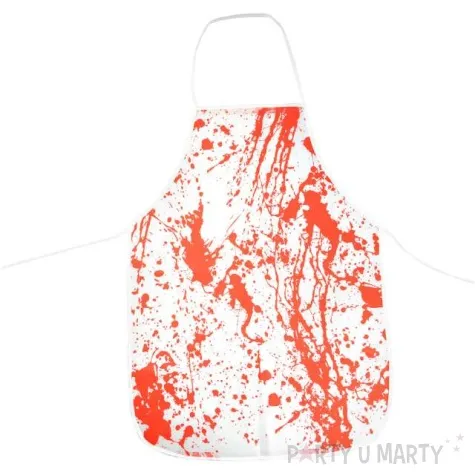 stroj dla doroslych krwawy fartuch rzeznik bialy arpex