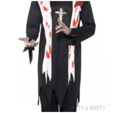 stroj dla doroslych ksiadz zombie czarny smiffys rozm l