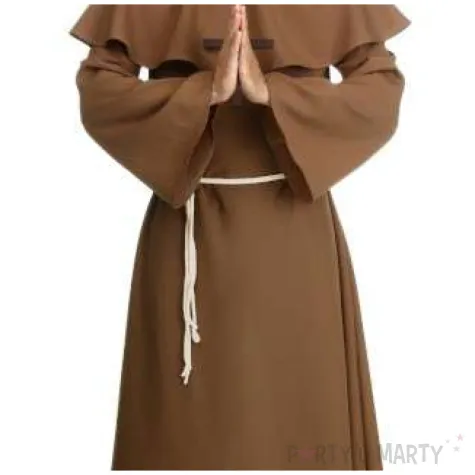 stroj dla doroslych mnich zakonnik brazowy kraszek rozm xl