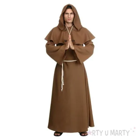stroj dla doroslych mnich zakonnik brazowy kraszek rozm xl