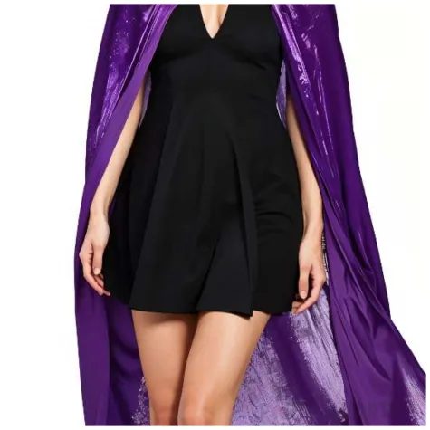 stroj dla doroslych peleryna wampira fioletowy boland m xl