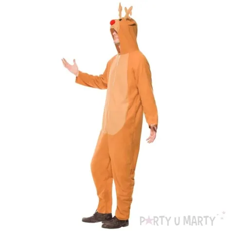 stroj dla doroslych renifer rudolf kombinezon brazowy smiffys rozm l