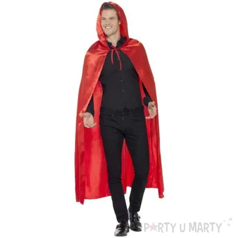 stroj dla doroslych satynowa peleryna czerwona smiffys