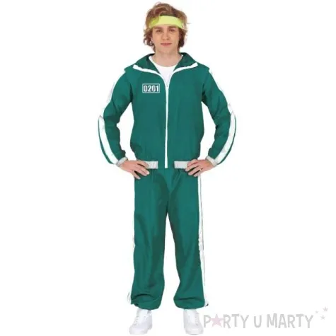 stroj dla doroslych sportowy dres squid meski zielony guirca rozm m