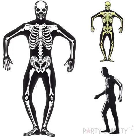 stroj dla doroslych swiecacy kosciotrup smiffys rozm m