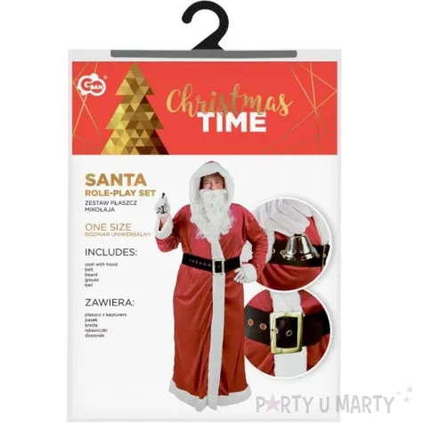 stroj dla doroslych swiety mikolaj plaszcz godan rozm uniw