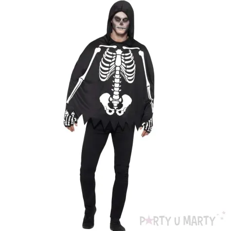 stroj dla doroslych szkieletor poncho unisex smiffys