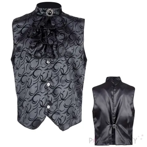 stroj dla doroslych wampir arystokrata kamizelka z zabotem czarny widmann rozm l xl