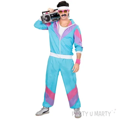 stroj dla doroslych wuefista ortalionowy dres retro lata 80 widmann rozm s