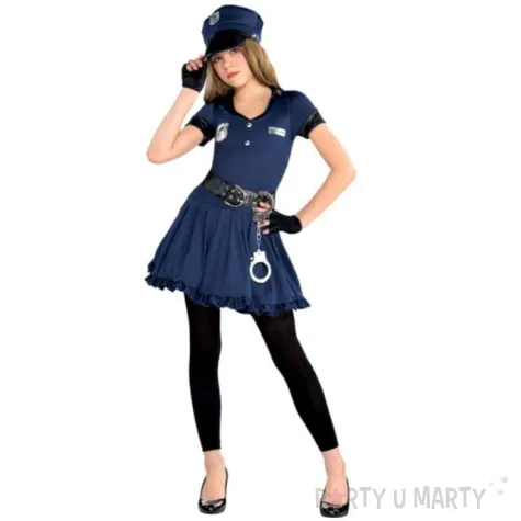 stroj dla dzieci amerykanska policjantka amscan rozm 152 164 cm