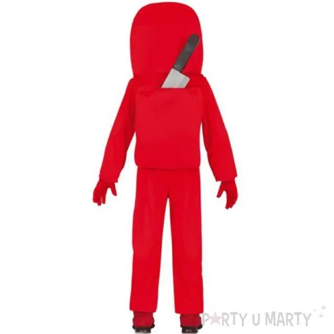 stroj dla dzieci among us guirca czerwony 5 6 lat