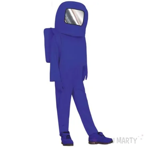 stroj dla dzieci among us guirca niebieski 7 9 lat