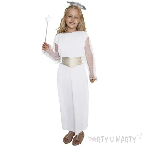 stroj dla dzieci aniolek z aureolka arpex rozm 110 120 cm