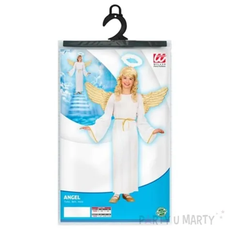 stroj dla dzieci aniolek z aureolka widmann rozm 98 104 cm