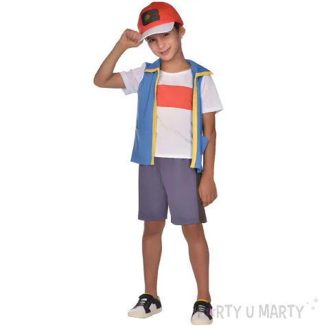 stroj dla dzieci ash ketchum pokemon amscan rozm 98 104 cm