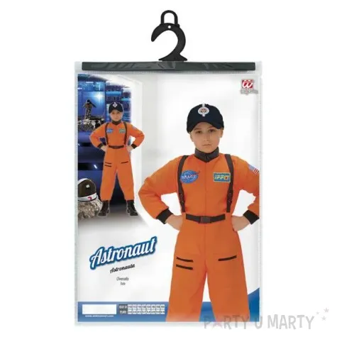 stroj dla dzieci astronauta orange widmann rozm 8 10 lat