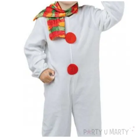 stroj dla dzieci balwanek swieta bozego narodzenia bialy godan rozm 92 104