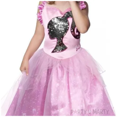 stroj dla dzieci barbie ksiezniczka rozowy rubies rozm 98 104