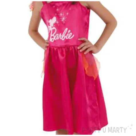 stroj dla dzieci barbie rozowa wrozka arpex rozm 130 140 cm