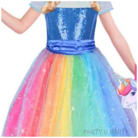 stroj dla dzieci barbie teczowa wrozka amscan 128 140 cm