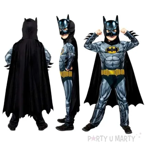 stroj dla dzieci batman deluxe amscan rozm 116 128 cm