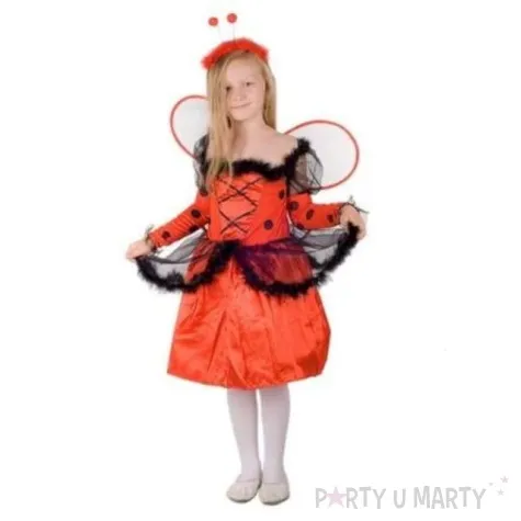 stroj dla dzieci biedronka lux partytino 122 128 cm