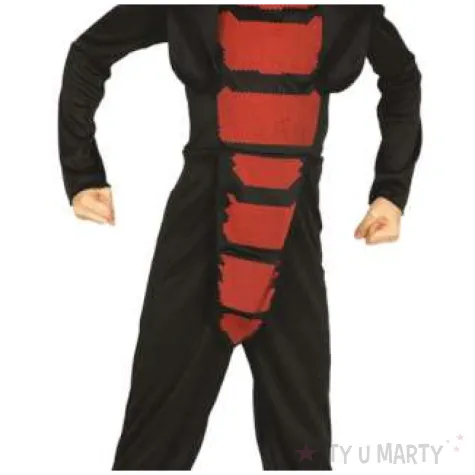 stroj dla dzieci cobra ninja czarny guirca rozm 10 12 lat