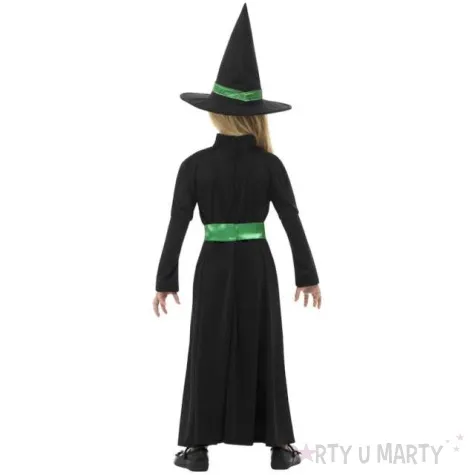 stroj dla dzieci czarownica czarny smiffys 130 140 cm