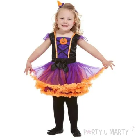 stroj dla dzieci czarownica dyniowa smiffys rozm 1 2 lata