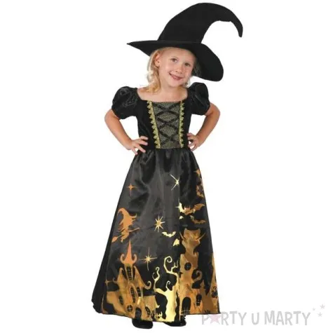 stroj dla dzieci czarownica gold house godan 92 104 cm