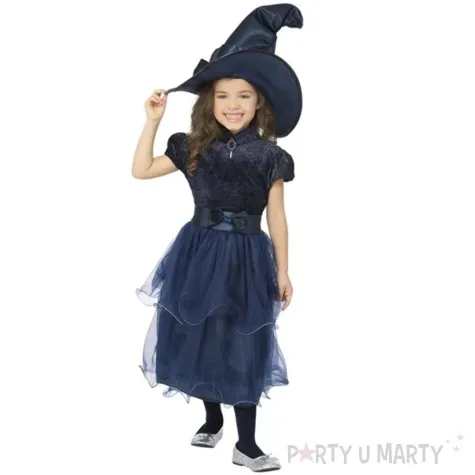 stroj dla dzieci czarownica midnight smiffys 116 128 cm