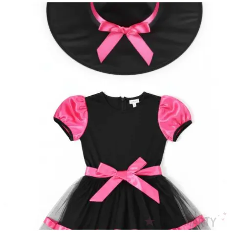 stroj dla dzieci czarownica z paseczkami arpex rozm 120 130 cm