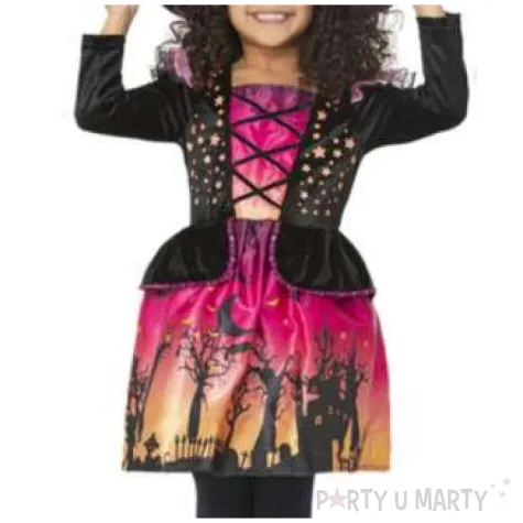 stroj dla dzieci czarownica zachod smiffys 116 128 cm