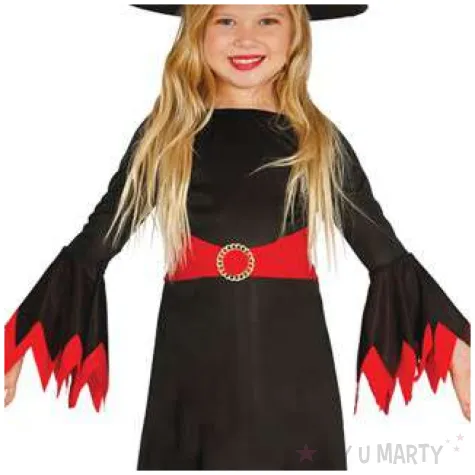 stroj dla dzieci czerwona czarownica guirca 5 6 lat