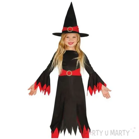 stroj dla dzieci czerwona czarownica guirca 7 9 lat