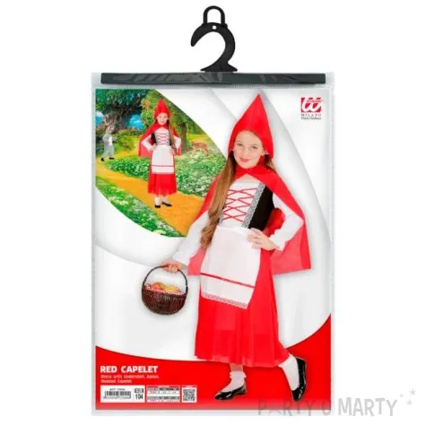 stroj dla dzieci czerwony kapturek widmann 98 104 cm