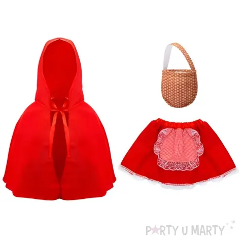 stroj dla dzieci czerwony kapturek z koszyczkiem kraszek rozm uniw