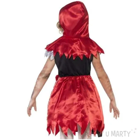 stroj dla dzieci czerwony kapturek zombie smiffys 116 128 cm