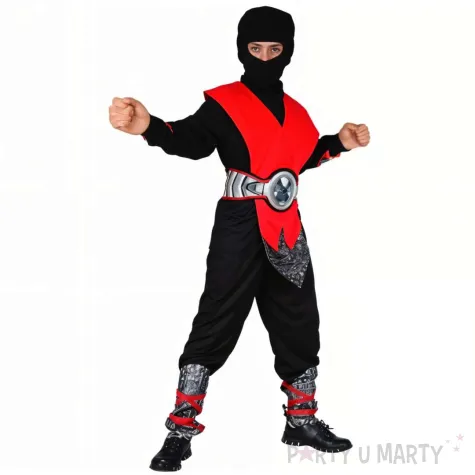 stroj dla dzieci czerwony ninja lux rozm 120 130