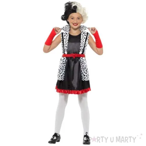 stroj dla dzieci dama cruella de mon kolorowy smiffys rozm m