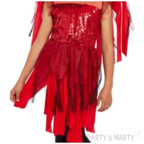 stroj dla dzieci diablica ze skrzydlami smiffys rozm 130 140 cm