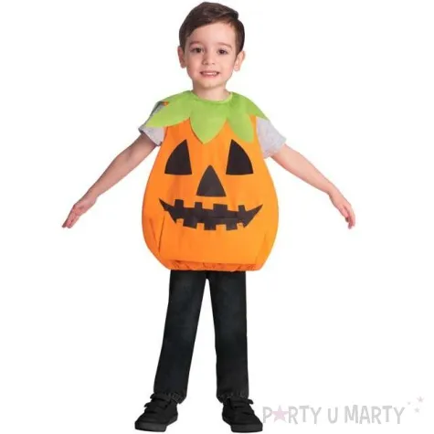 stroj dla dzieci dynia usmiechnieta pomaranczowo zielony amscan 4 6 lat