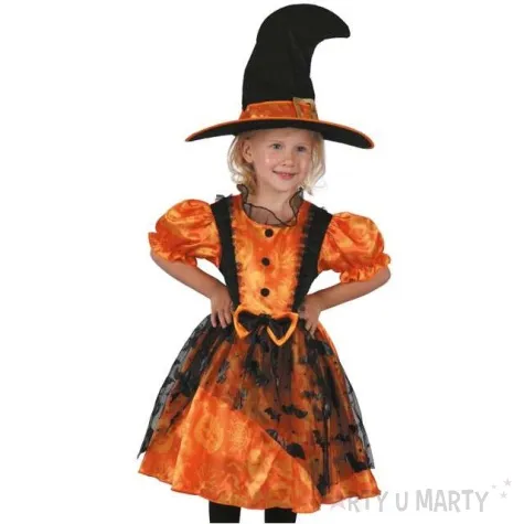 stroj dla dzieci dyniowa czarownica godan 92 104 cm