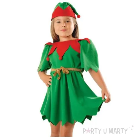 stroj dla dzieci elf sukienka kraszek rozm 110 116
